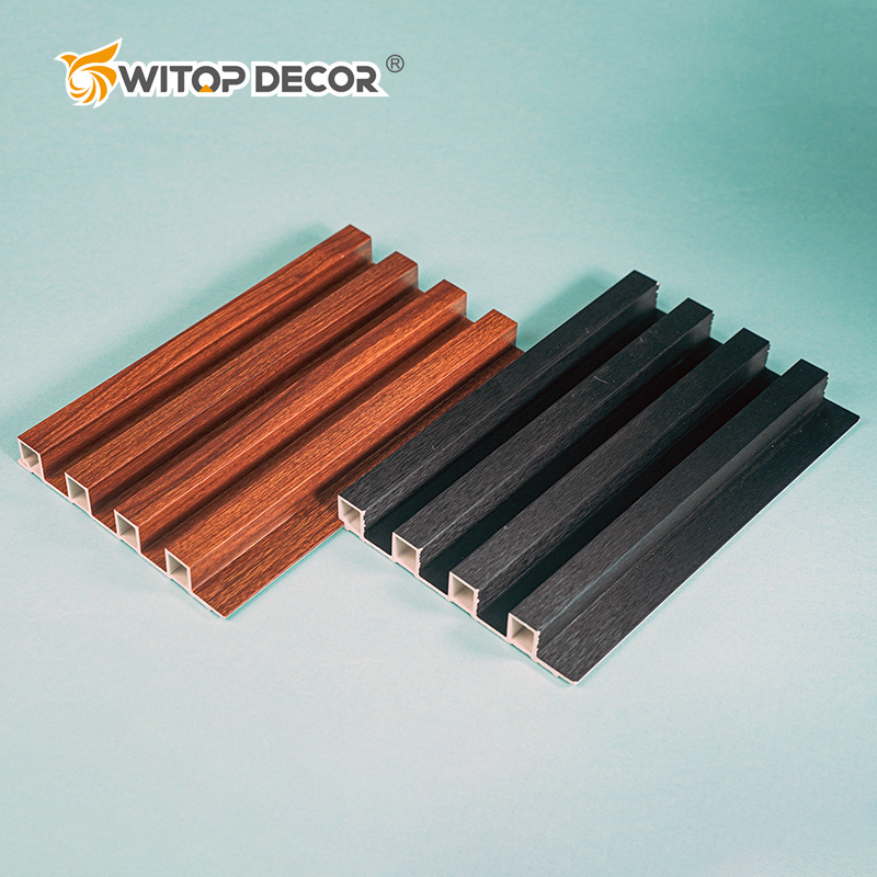 Natural Wood Slat Panel for a Rustic Lodge Ambience.
