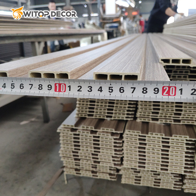 WPC Fluted Panel with Low Thermal Conductivity and Energy Saving