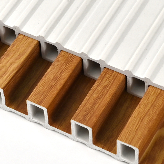 WPC Fluted Wall Sheet - Durable and Sustainable Siding for Your Home
