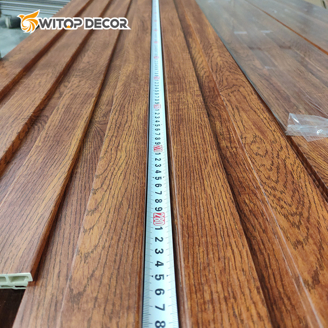 WPC Fluted Panel with High Pressure and Impact Resistance