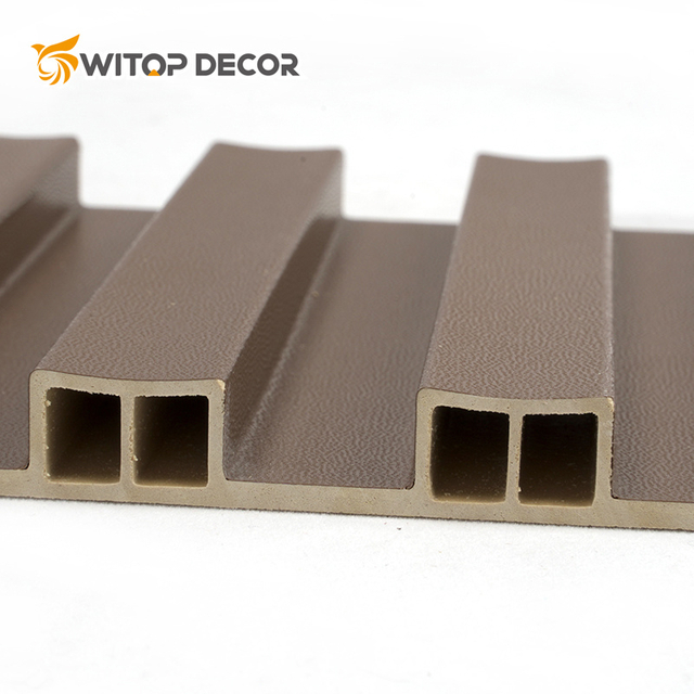 China Factory Indoor Decoration Water Proof White Hotel House 160mm WPC Flute Wall Panel