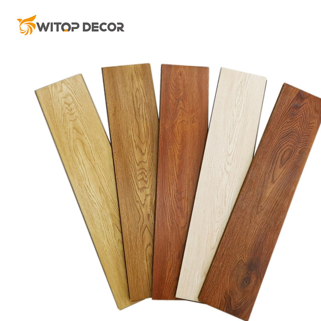 2mm Wearable Eco-Friendly UV Coating 7"*48" PVC Lvt Flooring