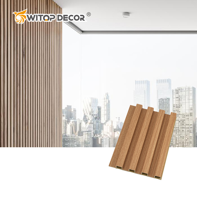 MID-Century WPC Wall Panel for Retro Indoor Design