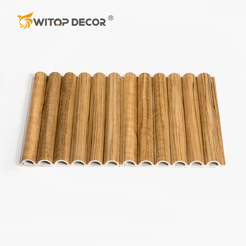 Natural Wood Slat Panel for a Warm and Inviting Atmosphere