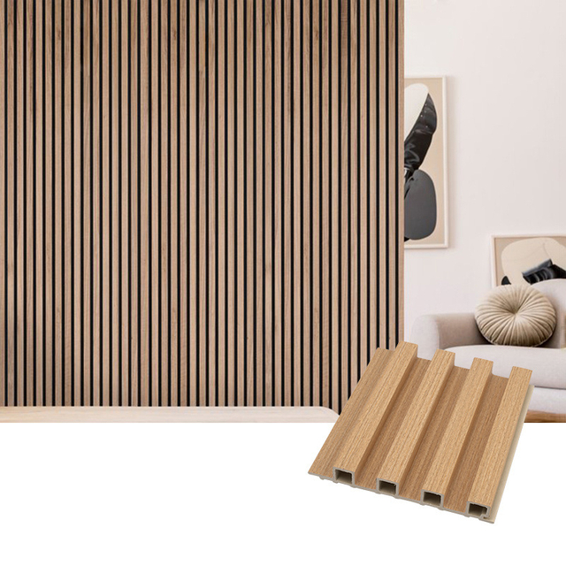 China Wholesale External Wood Effect Home Decor 3D WPC Wall Panel