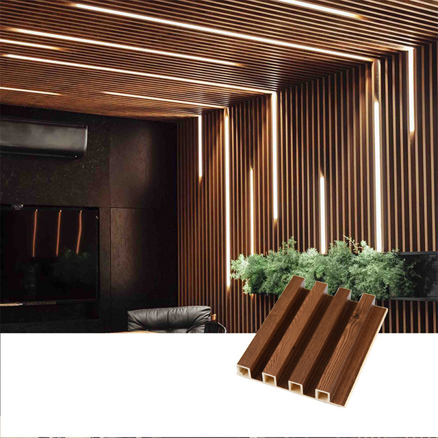 Waterproof Fireproof New Material Bamboo Fiber Wall Board Interior Decorative PVC WPC Wall Panel for Wall Cladding