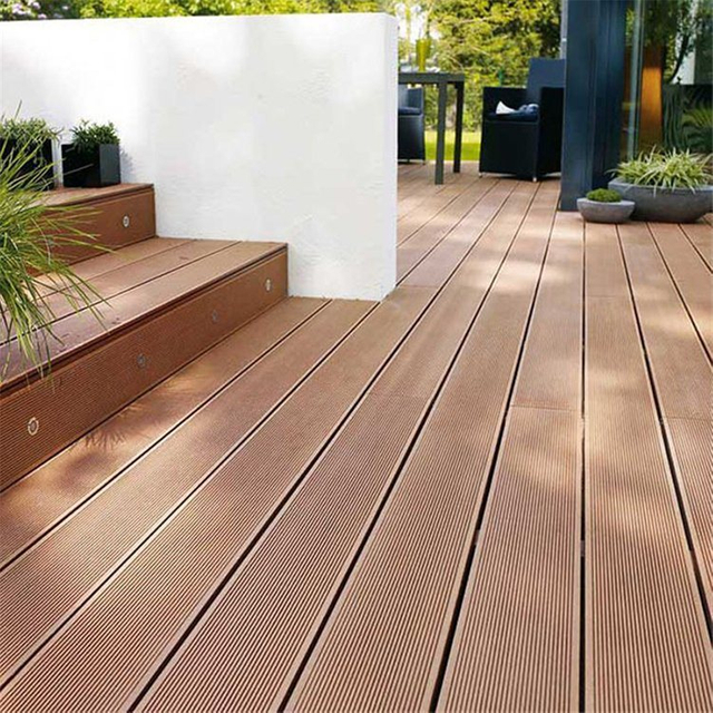 Vinyl WPC Flooring Waterproof Hot Sale Wooden Flooring Wood Plastic Composite WPC Decking