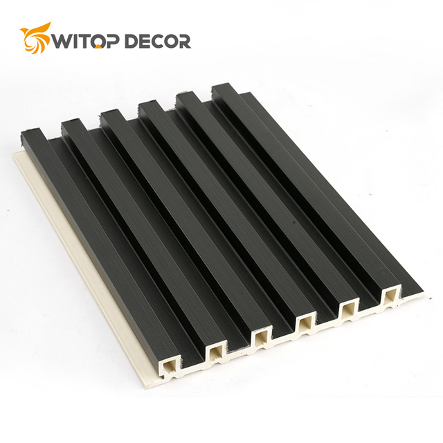 Moisture Proof Hollow Core Easy Clean Eco-Friendly Plastic Wave Plastic Insoul WPC PVC Tongue and Groove Strip Wall Board