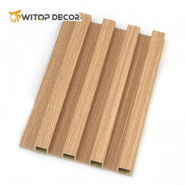 Indoor Decoration Wood Surface Modern Style Water Proof PVC Film 20cm Tongue and Groove Wallpanel Strip WPC PVC Wall Panel