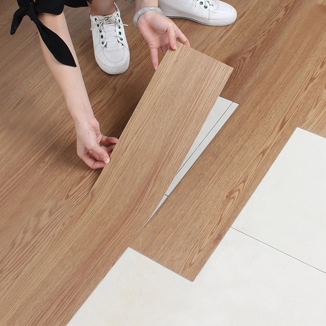 Fireproof Waterproof Wear-Resisting Non-Slip Sound Insulation Plastic Lvt Plank Spc PVC Vinyl Flooring
