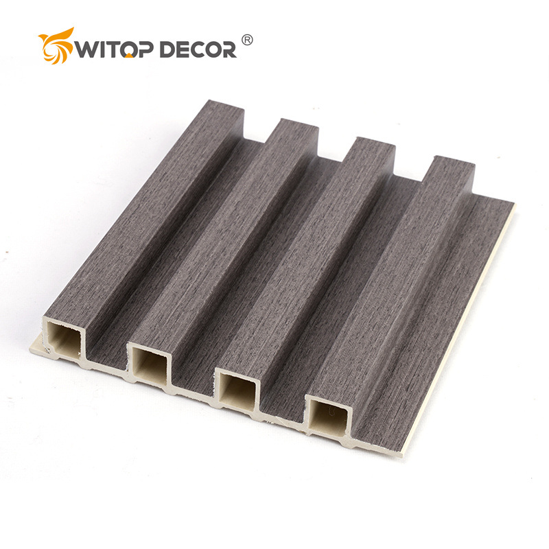 Quick Install Wood Decorative WPC Great Wall Panel for Home or Hotel
