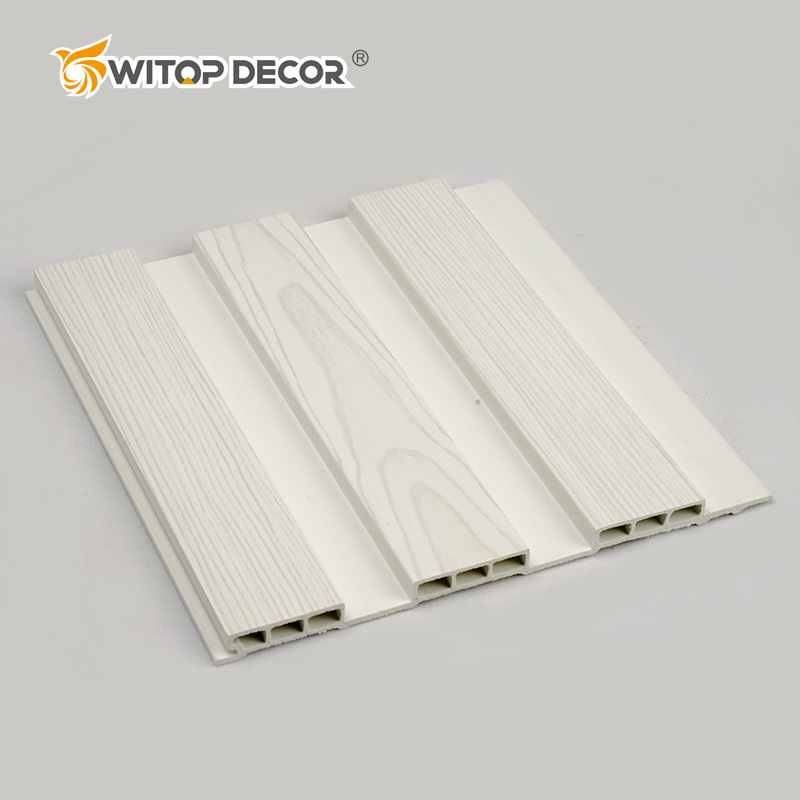 Wood Laminated Interior Wall Decoration Fluted Panel WPC
