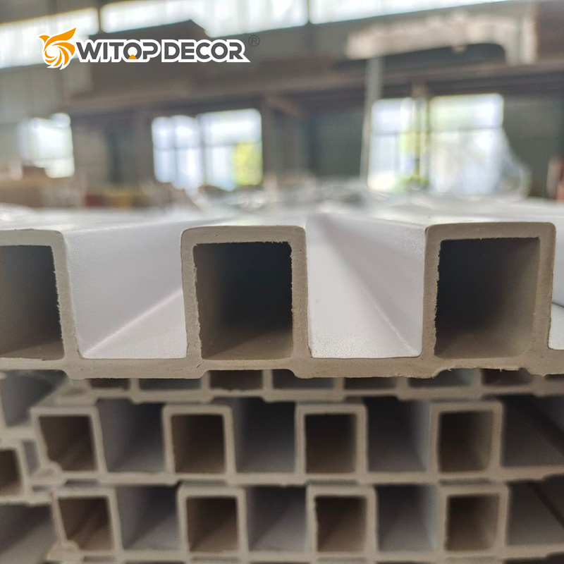 Decorative Solid Wood Plastic Composite Fluted Wall WPC Panel