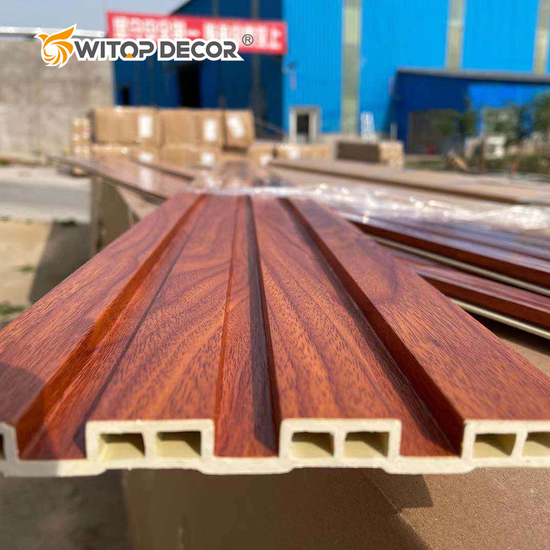 Indoor Decoration Wooden Plastic Composite WPC PVC Wall