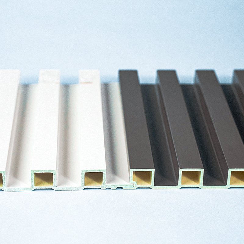 Shaped Extrusion Slat Wood Fiber WPC Wall Panel