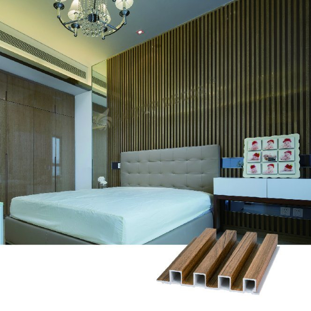 Art Bedroom Wood Plastic Composite WPC Wall Panel