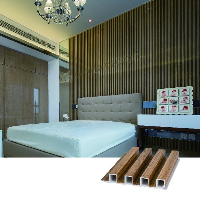 Art Bedroom Wood Plastic Composite WPC Wall Panel