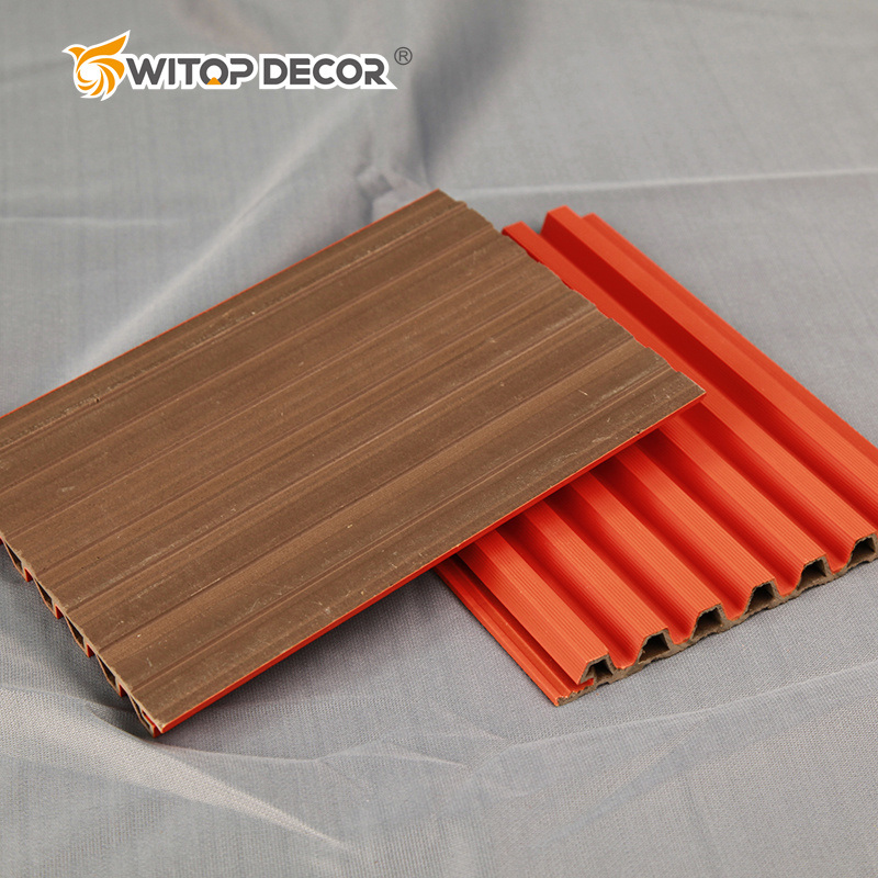 Fire UV Resistant Outdoor Wood Plastic Composite WPC Wall Cladding