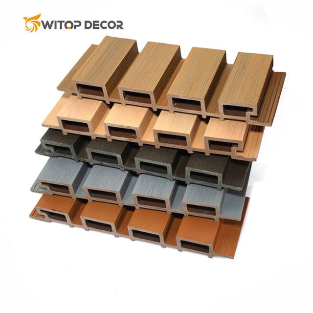 High Strength Wallpanel Outdoor WPC Garden Tiles WPC Wall Cladding