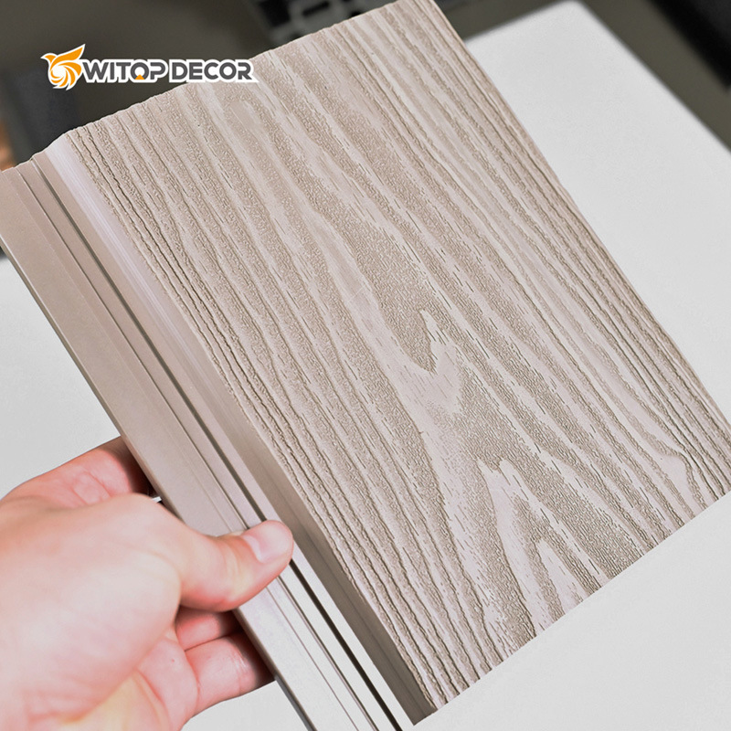Exterior Outdoor Wall WPC Co-Extruded Fluted Cladding Panel