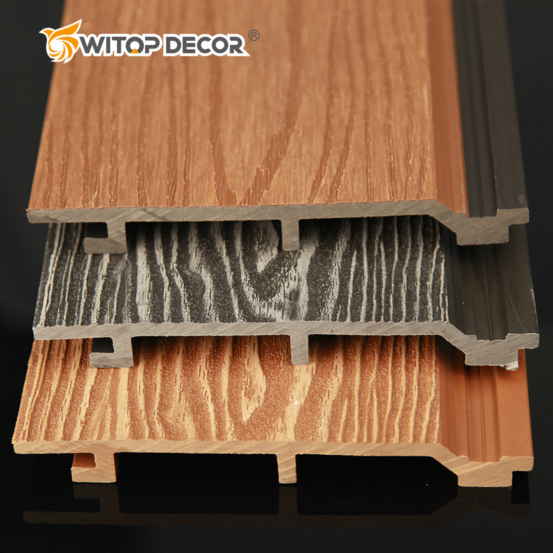 External Wood Plastic Composite Co-Extruded WPC Wall Cladding