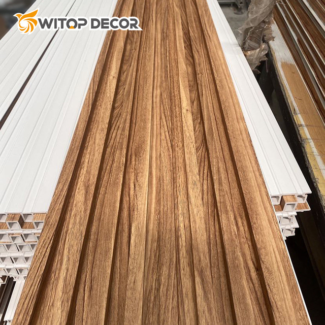WPC Fluted Wall Panel WPC Wall Panel Interior Decoration
