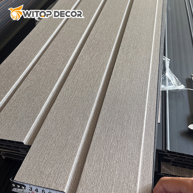 Interior Plastic Wooden Composite Fluted WPC Wall Panel