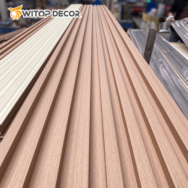 Factory Sale WPC Decorative Wall Panel WPC Fluted Wall Panel