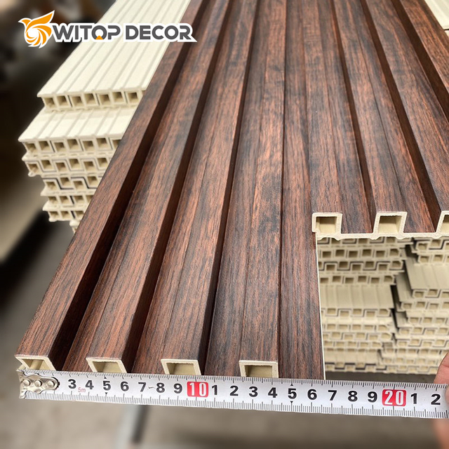 China Hot Sale Wooden Colored Interior Decoration WPC Wall Panel