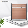 Wood Plastic Composite Privacy Garden Decorative WPC Fence