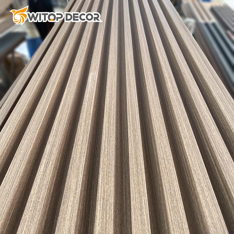 Hollow Wood 3D Design Wall Boards WPC Wall Panel