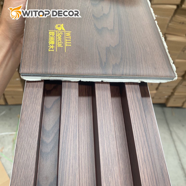 Easy Install Hot Sale Fluted WPC Wood Wall Panels