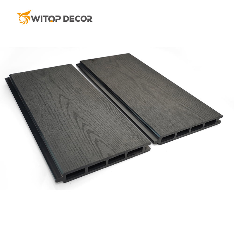 Wood Embossing All Weather Durable WPC Composite Fence