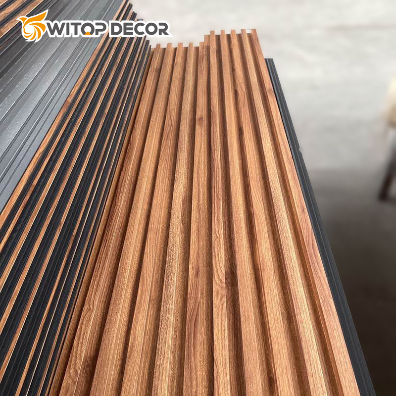 High Quality Hot Sale Teak Surface Wooden WPC Wall Panel