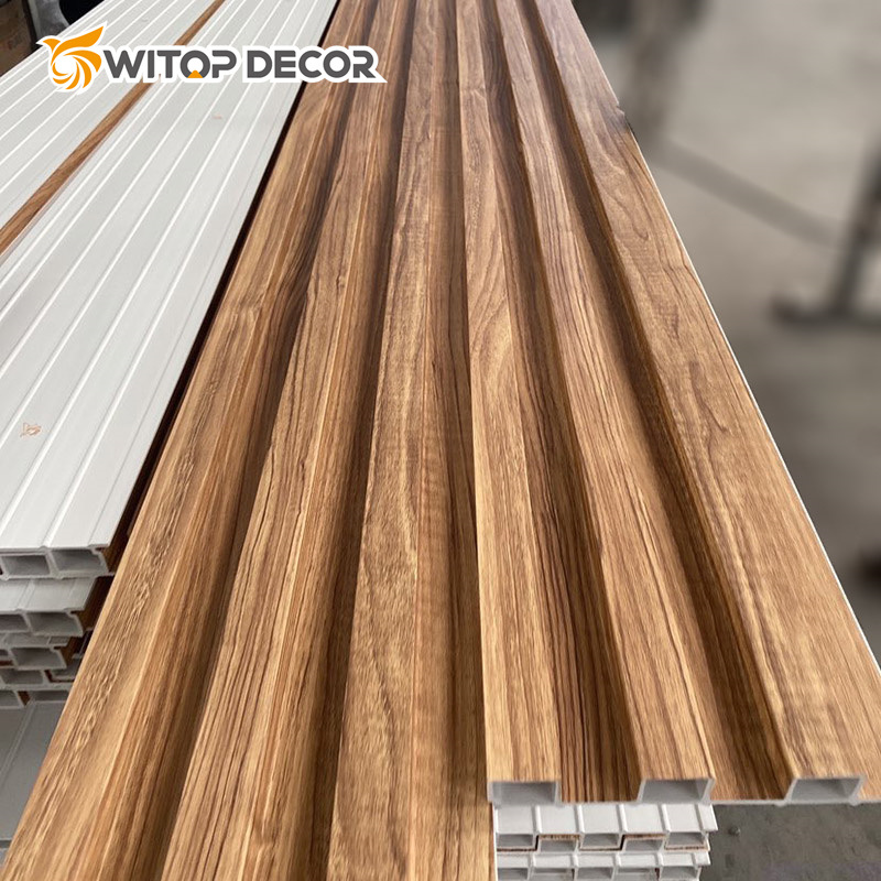 High Quality Hot Sale Teak Surface Wooden WPC Wall Panel