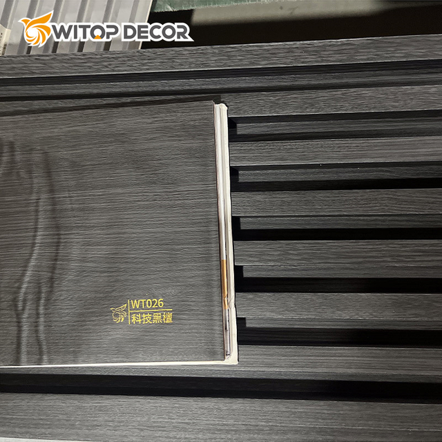 Arc WPC Louver Wall Panel Semicircle Wave Panel Background Wall