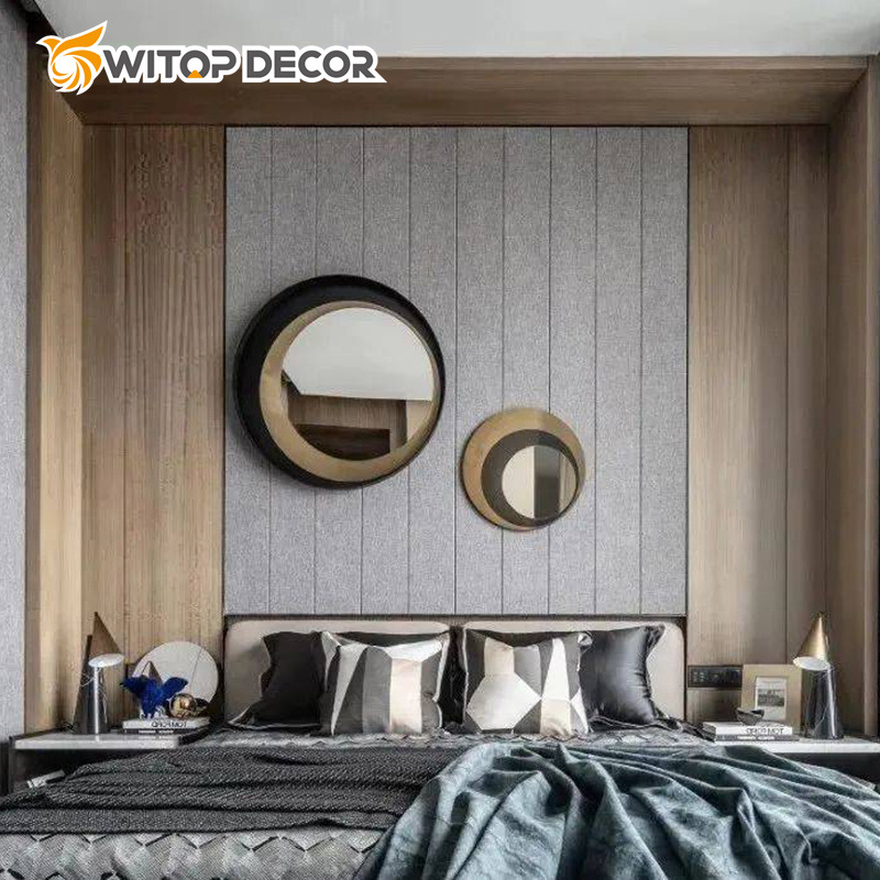 Customized Wood Veneer Bamboo Charcoal 3D Decor Bamboo Charcoal Veneer for Interior