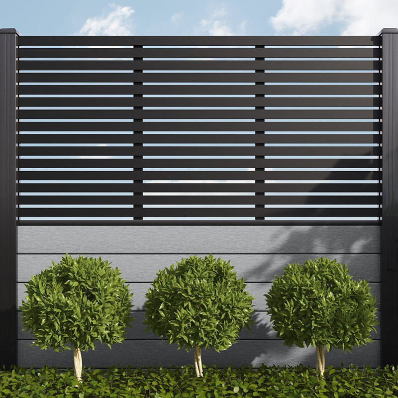 Factory Custom Fence Prefab Privacy Co-Extrusion WPC Fence