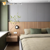 1220X2440mm WPC PVC Wood Veneer Wall Panel Bendable Bamboo Charcoal Wall Sheets