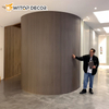 1220X2440mm WPC Bamboo Charcoal Wood Metal Plate Sheets Wall Material Panel