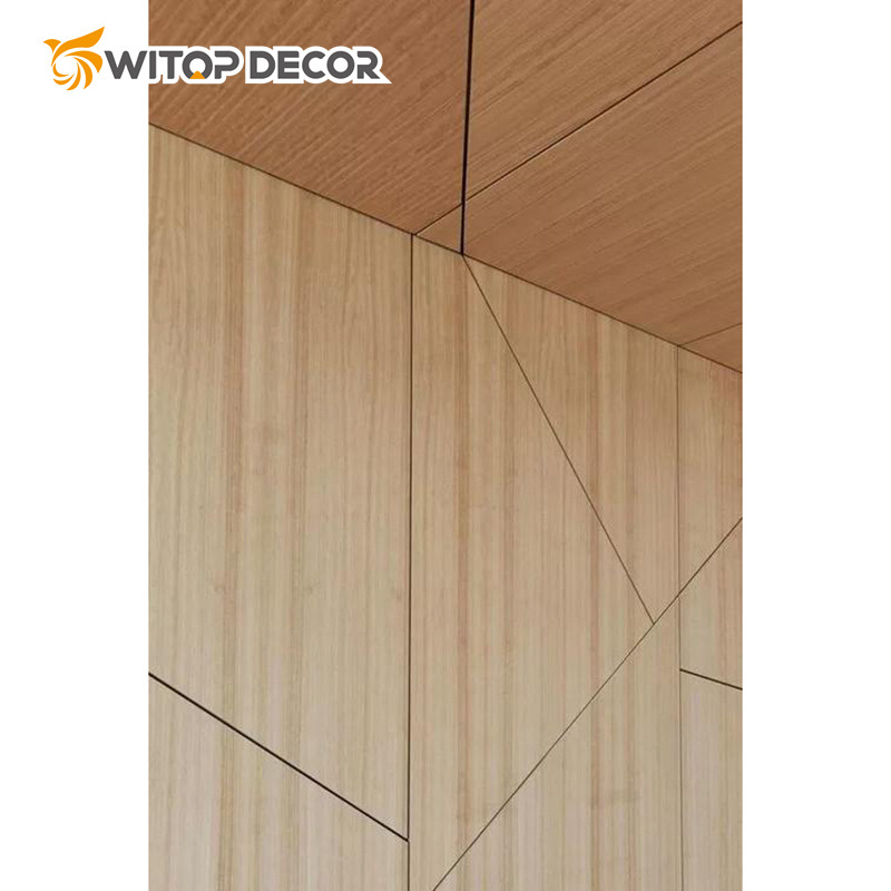 1220X2440mm WPC Bamboo Charcoal Wood Metal Plate Sheets Wall Material Panel