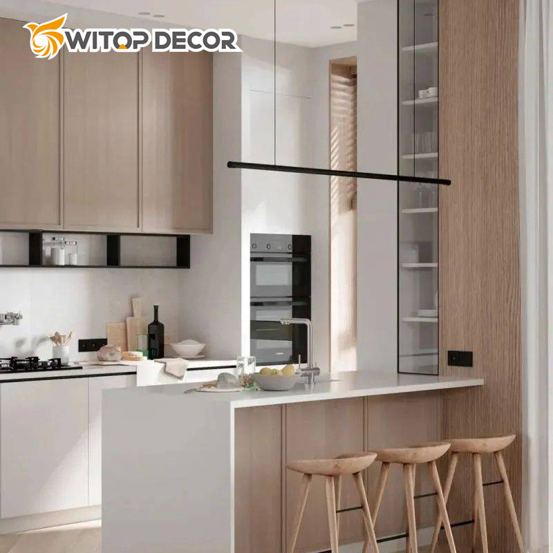 China Wholesale Bamboo Charcoal Wood Veneer Pure Color Film Sheet Carbon Crystal Wall Panel Board