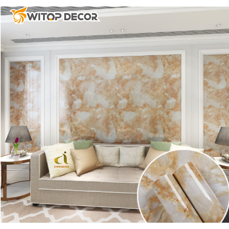 2mm/3mm 4*8 1220*2440mm Interior Decorative PVC UV Marble Sheet Board