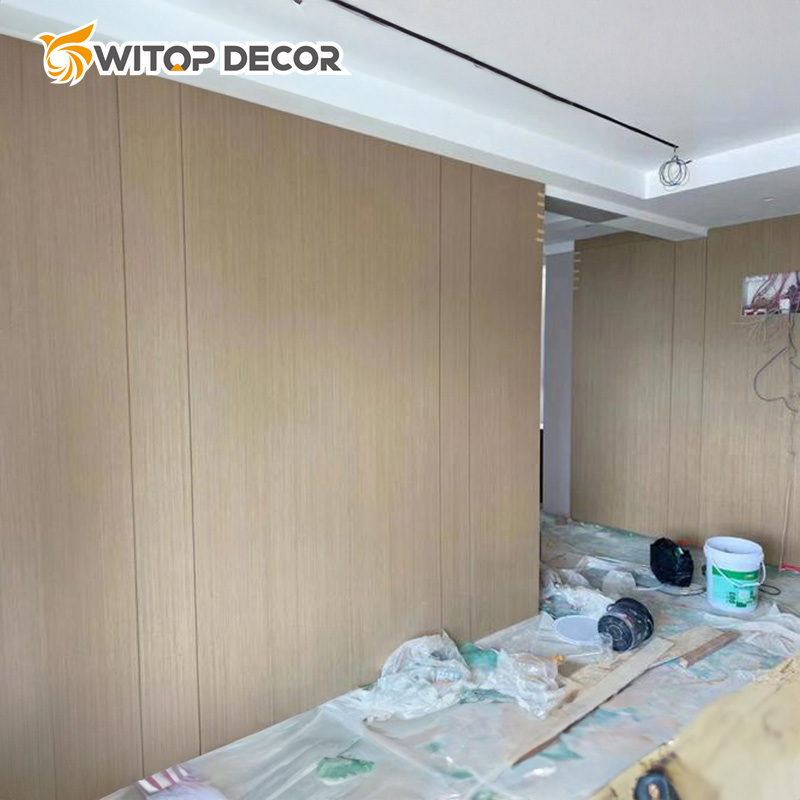 Witop WPC Manufacturer Waterproof Bamboo Charcoal Wood Veneer Charcoal Panel