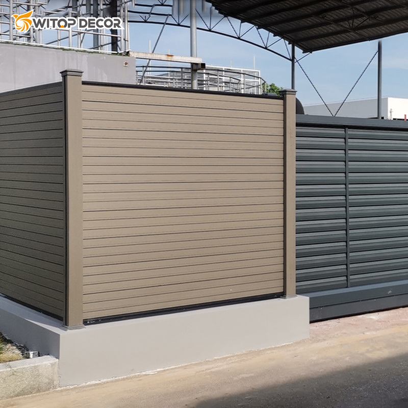 Colourful Wood Plastic Composite Outdoor Fencing