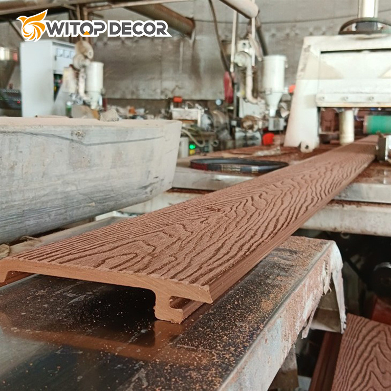 High Density Decorative Fluted Boards Wall Cladding WPC Outdoor Wall Panel