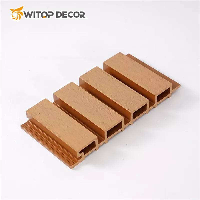 WPC Flat Wall Panel Flexible Wall Cladding Panel for Exterior Wall