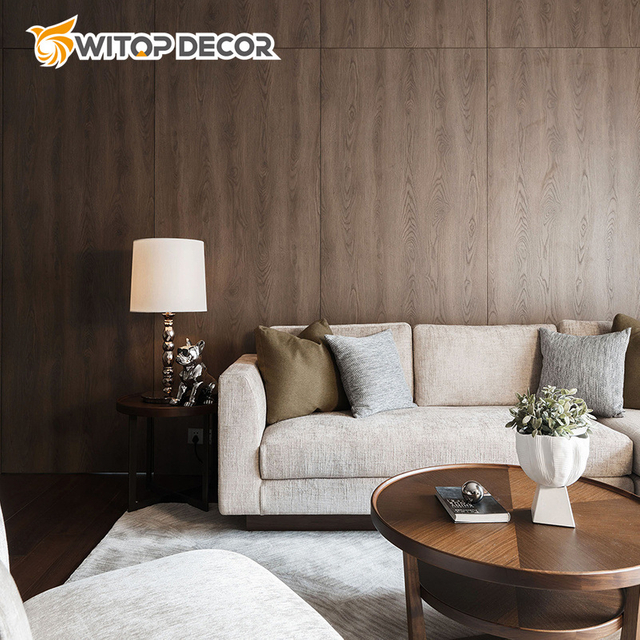 Bamboo Wood Fiber Marble Wall Panel Wood Veneer Finish Board for Interior