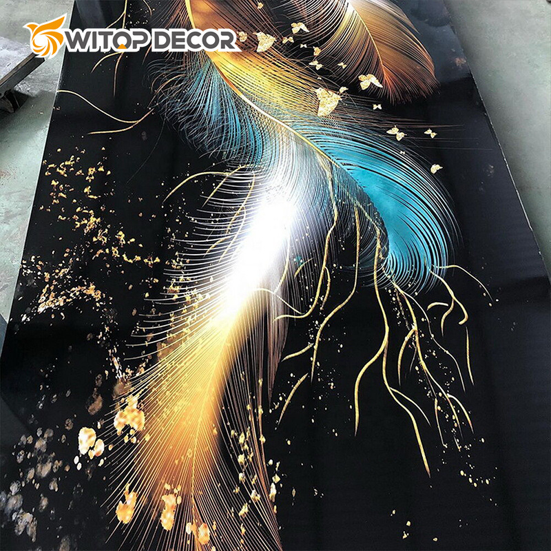 UV PVC Faux Marble Waterproof Panel Interior Decoration Design