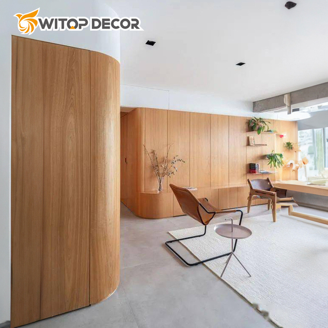 Bamboo Wood Firber Charcoal Board 5mmx122cmx2.9m WPC Plain Wall Panel